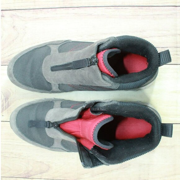 LL Bean Snow Sneaker 5 Gray Suede Waterproof Insulated Winter Boots Size 10.5 M - Picture 7 of 9